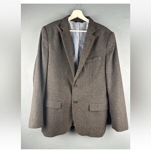 Banana Republic Men's Sz 42R Gray Wool Blend Tailored Slim Fit Sport Coat Jacket